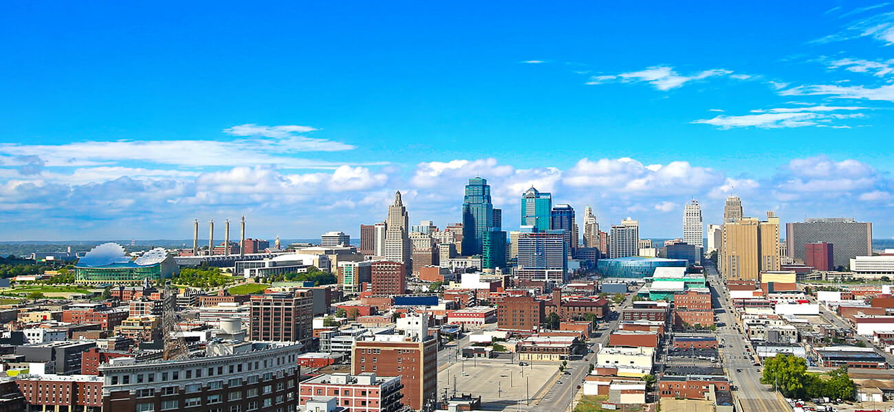 Kansas City Missouri Downtown Skyline