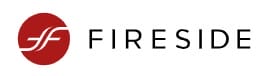 Fireside logo with red circle and white stylized FF.