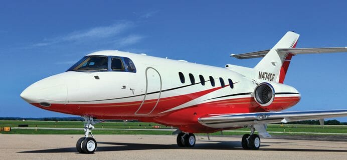 Hawker 800XP Jet Exterior