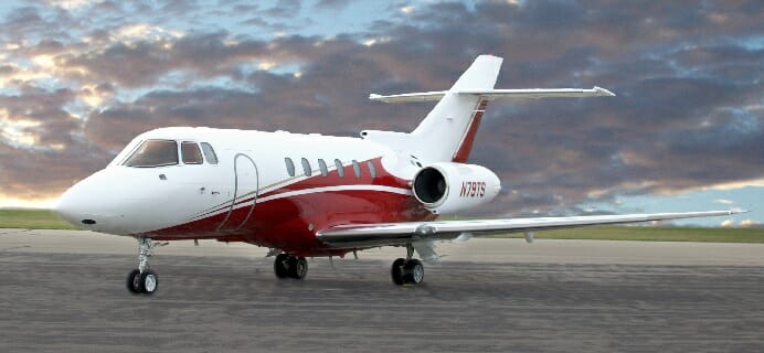 Hawker 800XP Jet Exterior