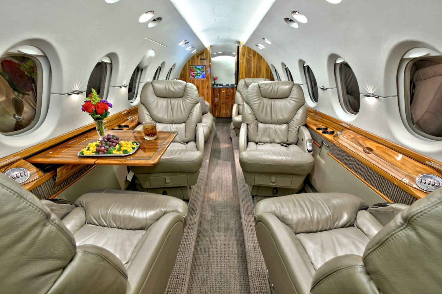 Hawker 800XP Interior