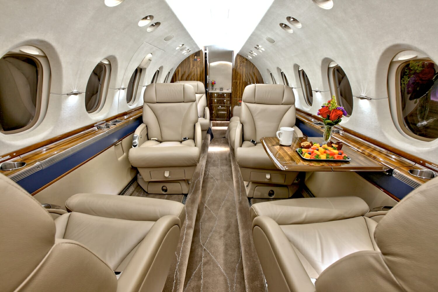 Hawker 800XP Interior